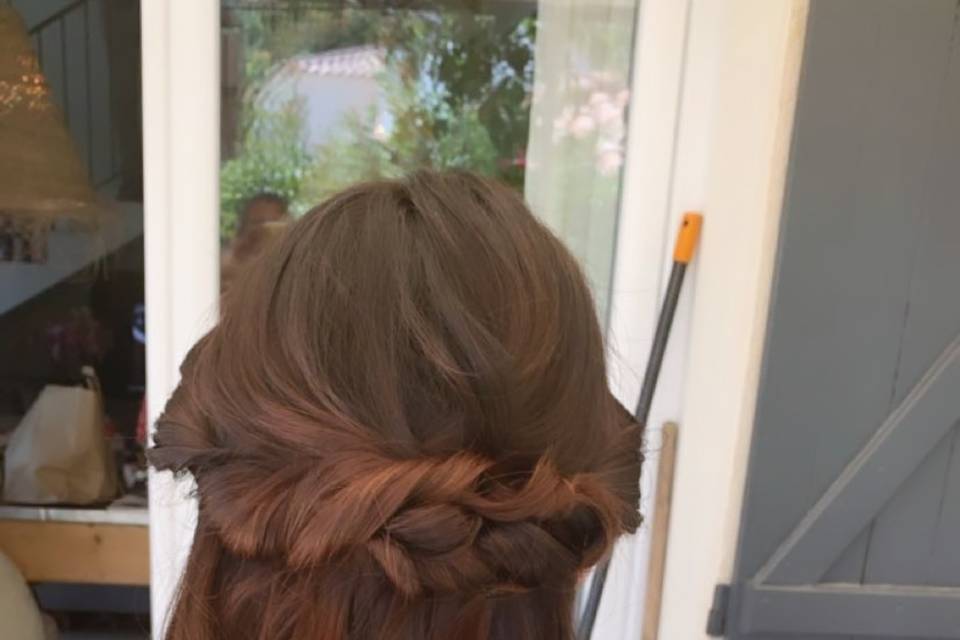 Chignon bohème