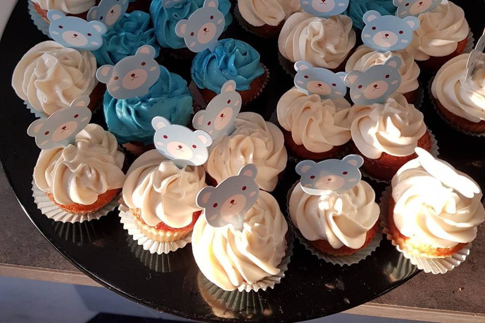 Cupcakes theme nounours