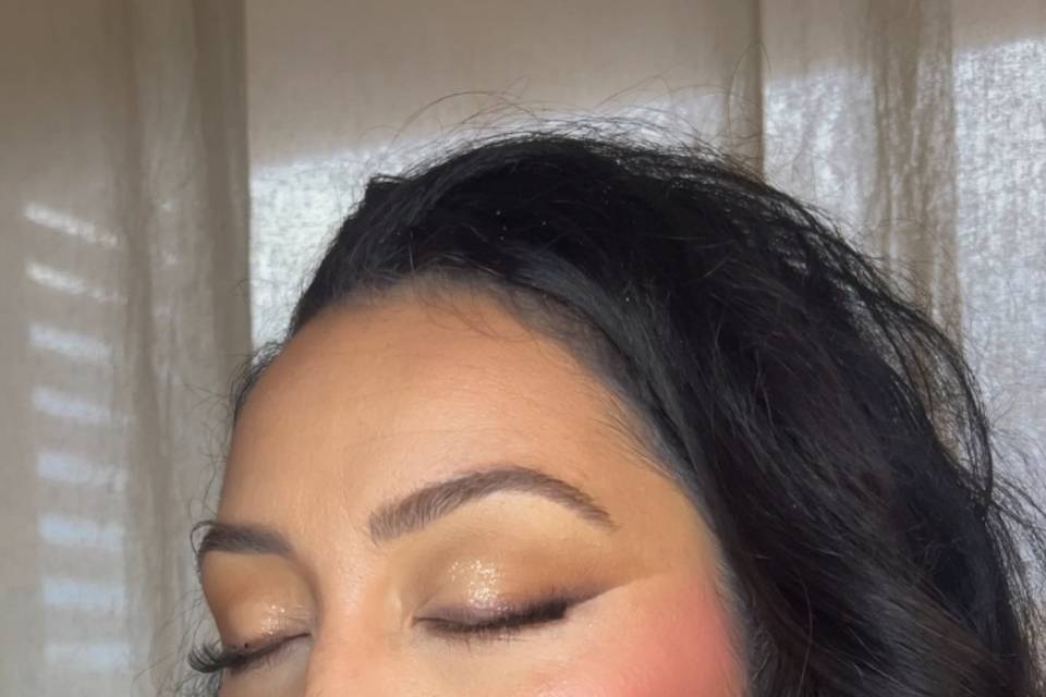 Makeup soft glam mariage