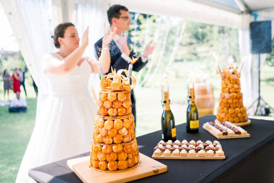 Pièce montée et mignardises