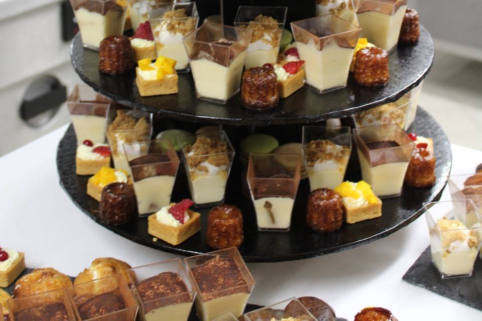 Pyramide de mignardises