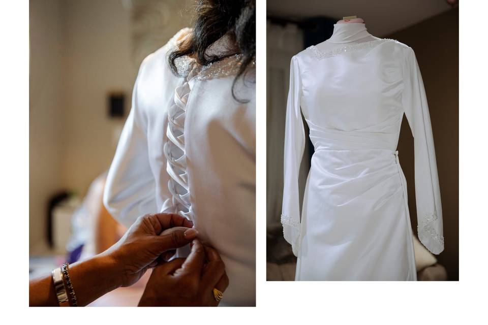 Préparation de la mariée