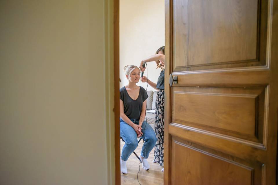 Préparation de la mariée