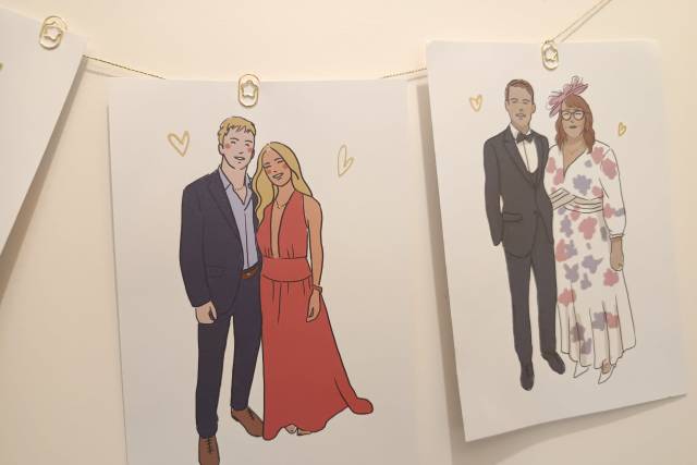 Invités portraits dessins