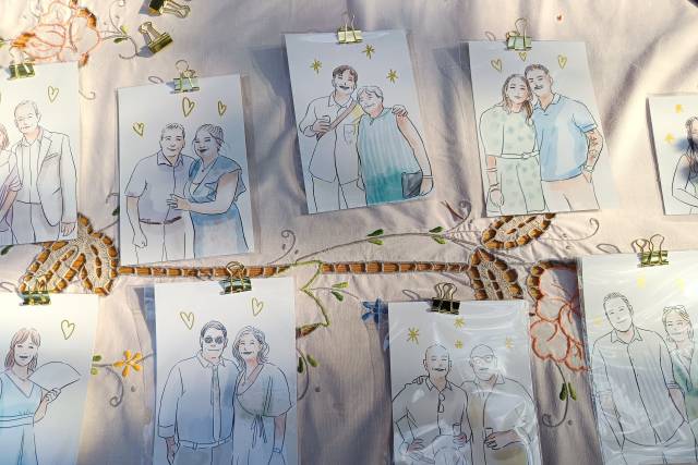 Dessin de mariage