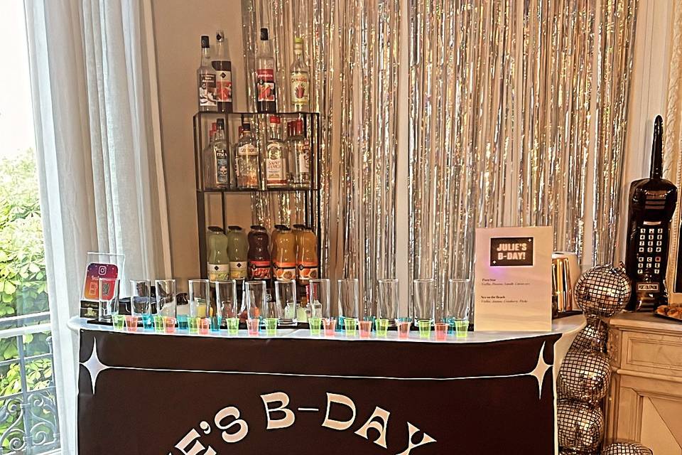 Bar anniversaire