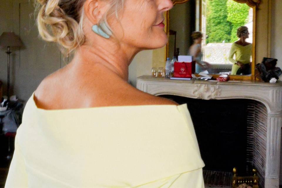 La maman coiffer