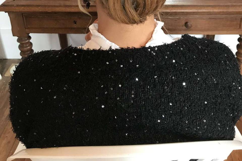 Et voilà  chignon bas