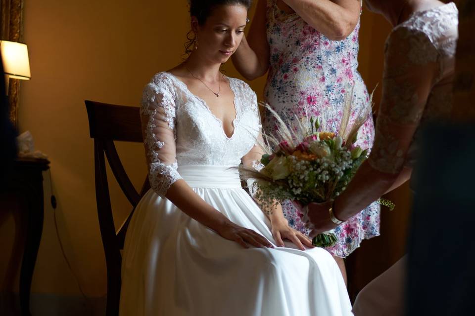 Couronne de fleurs