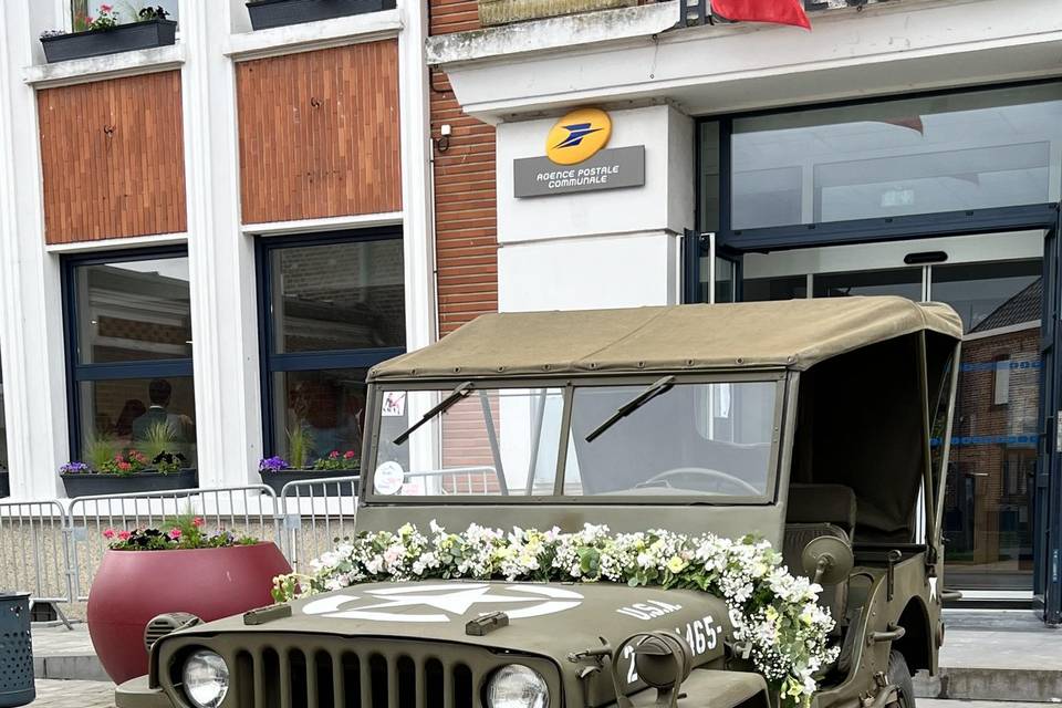 Jeep fleurie