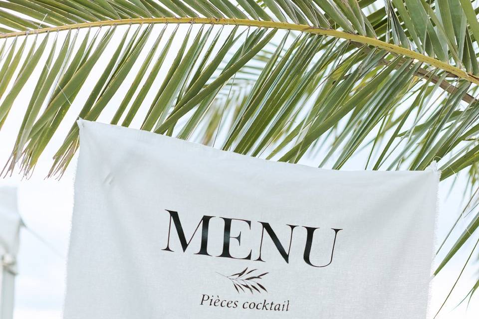 Menu du repas