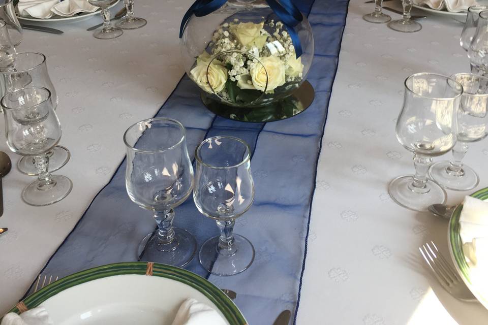 Table bleue