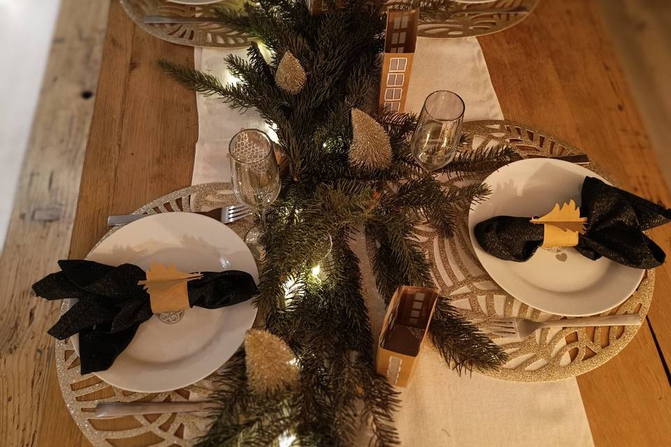 Chemin de table Noël