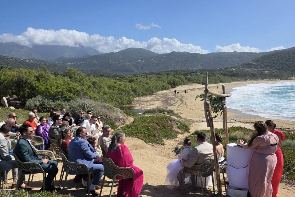 Cérémonie plage