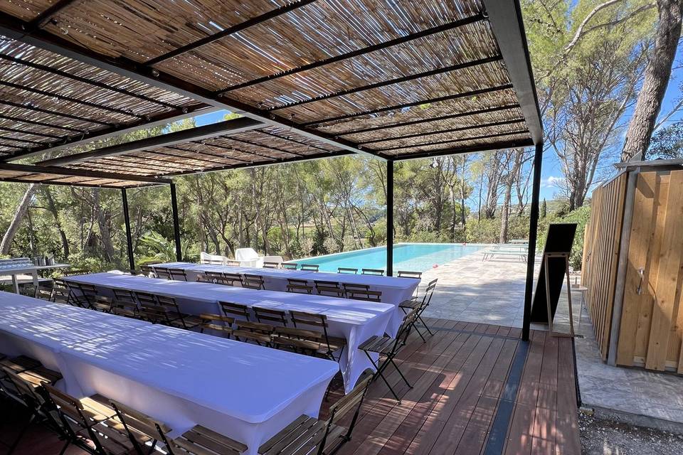 Pool house