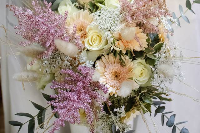 Bouquet de mariée champêtre