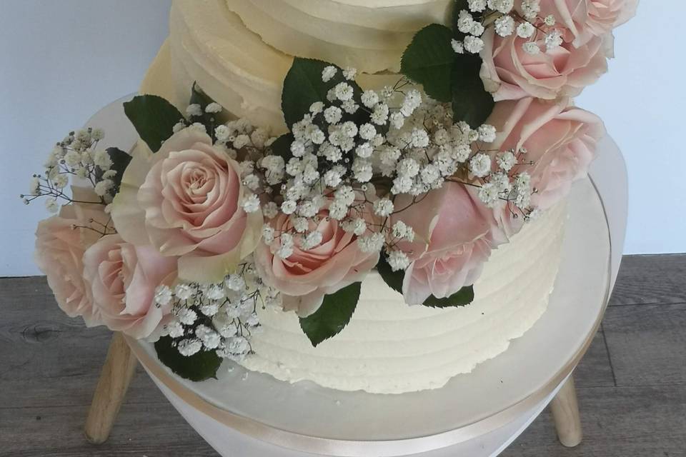 Wedding cake crème au beurre