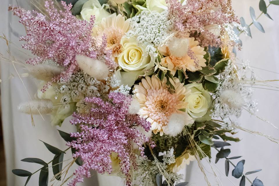 Bouquet de mariée champêtre