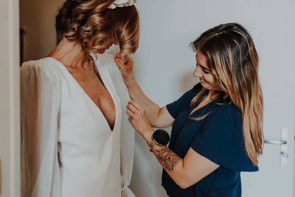 Retouche mariée