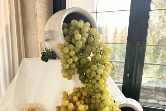 Cascade de raisin ou fruits