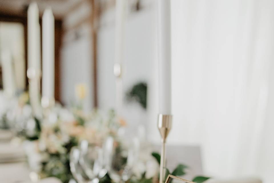 Détail table d’honneur