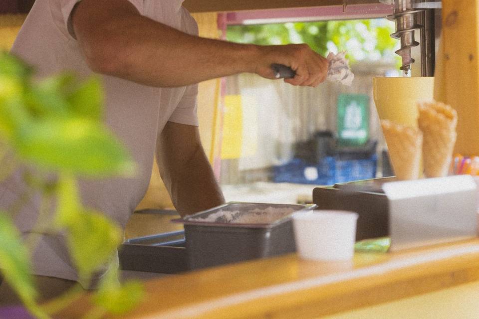 Glaces à l'italienne minute