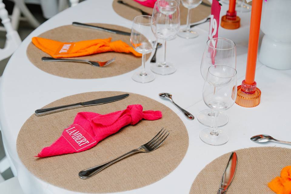 Dressage de table