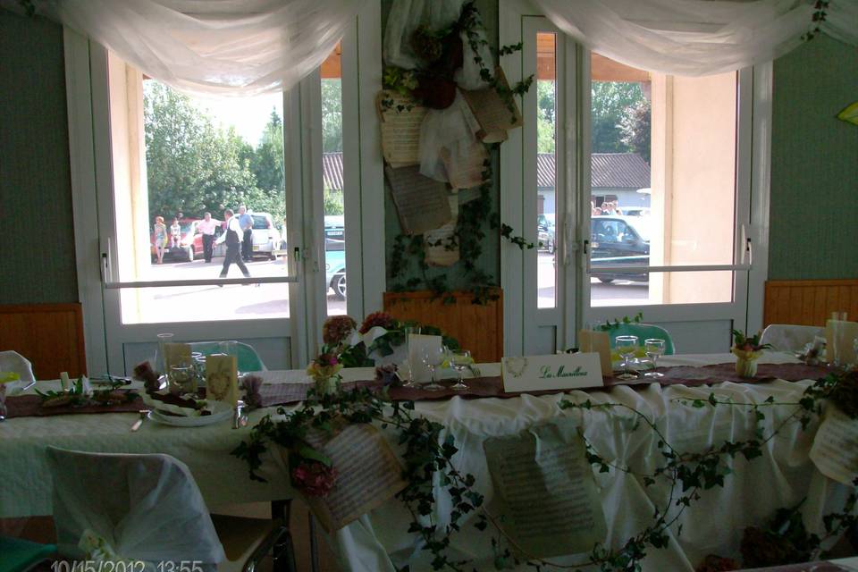 Déco de mariage...