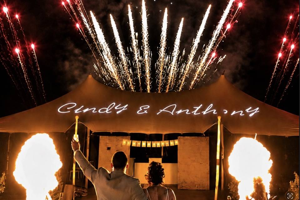 Pyro Drone Show