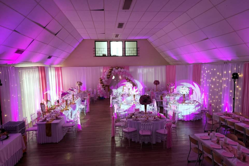 Sublimer une salle des fêtes