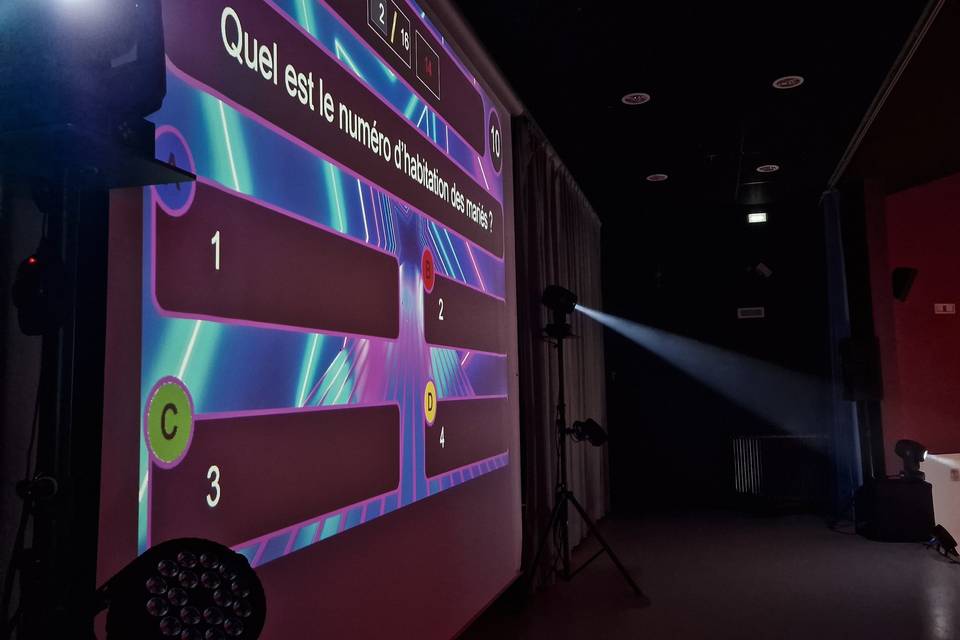 Jeux interactif - Quizz mariée