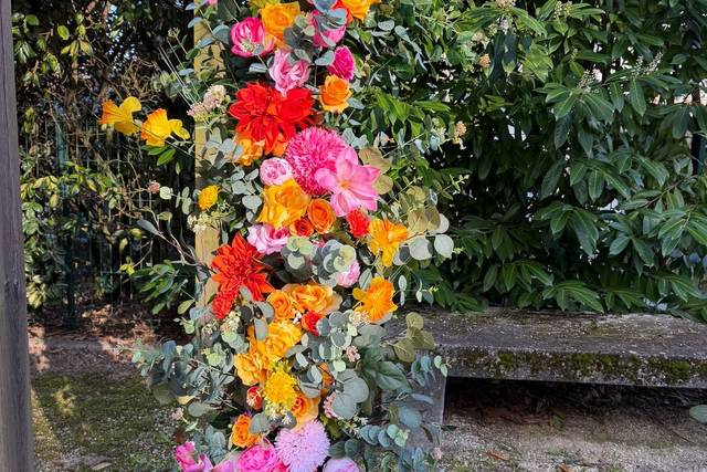 Colonnes de fleurs ☀️