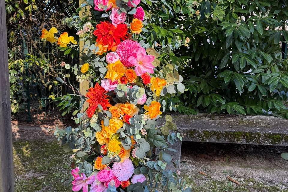 Colonnes de fleurs ☀️