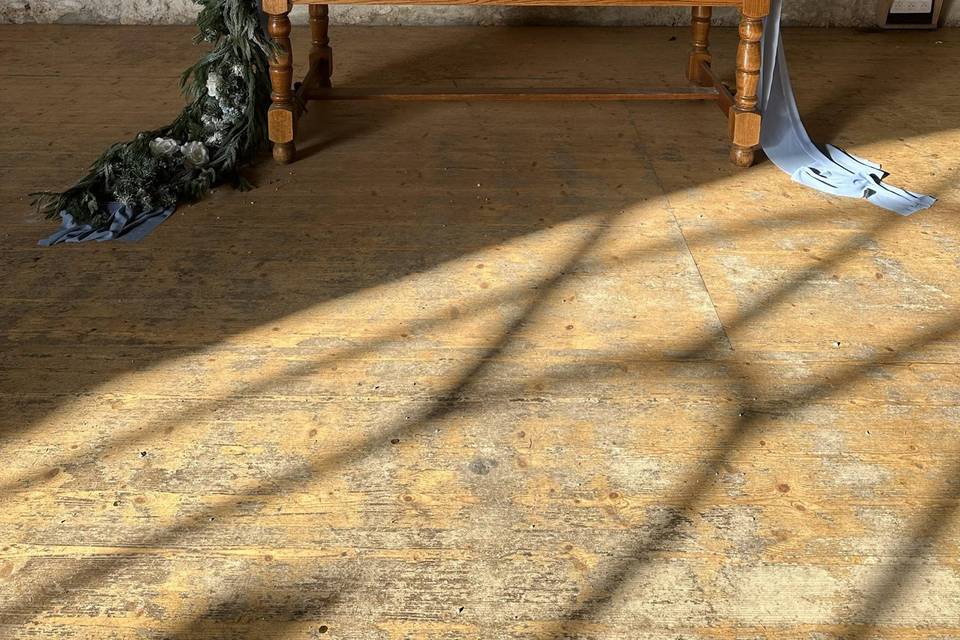 Table Mariés Hiver ❄️