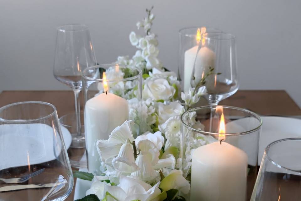 Chemin de table floral