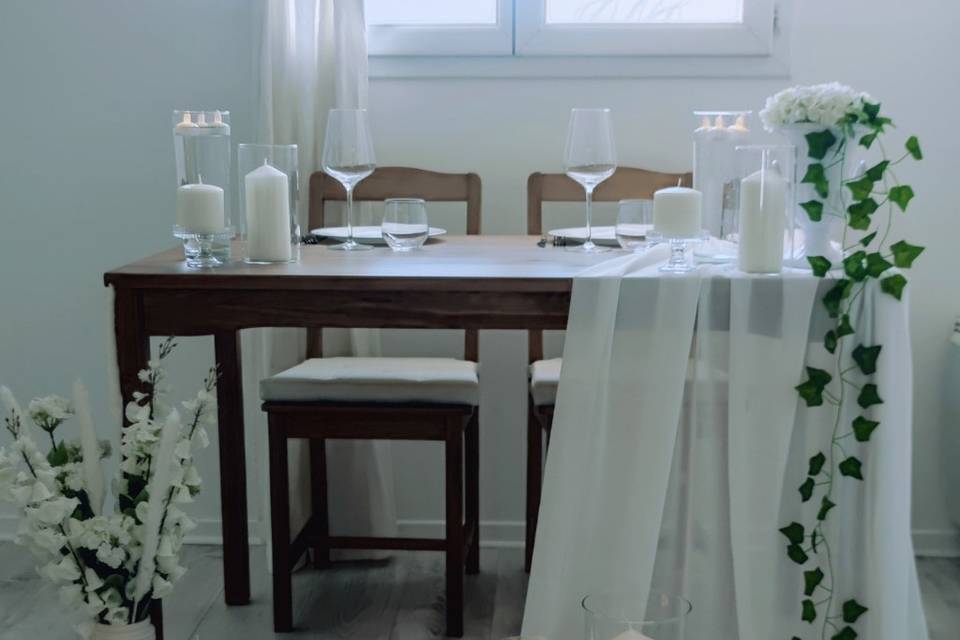Table des mariés