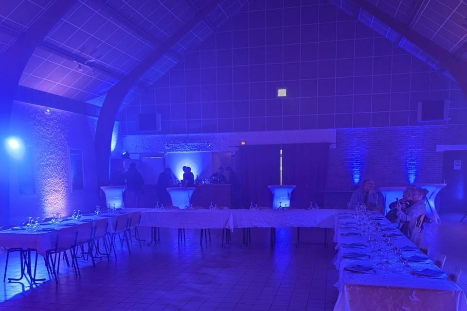 Mise en lumière d'une salle