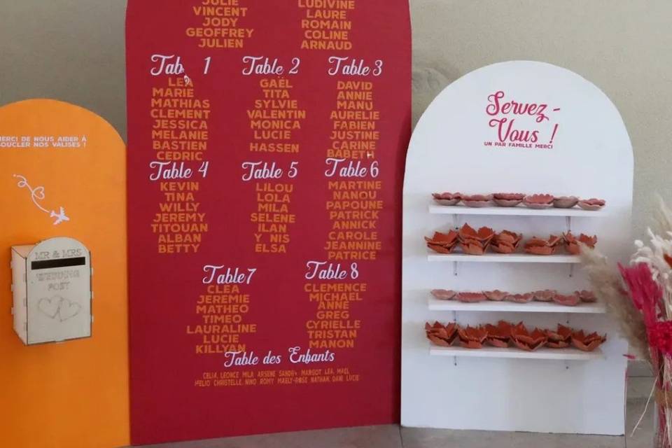 Déco plan de table
