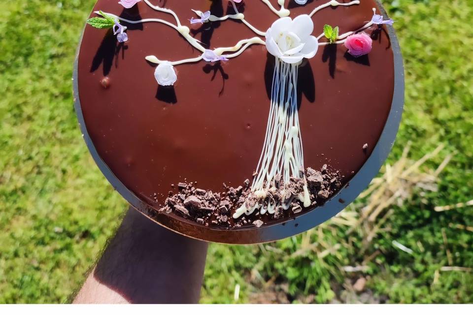 Entremet choco praliné