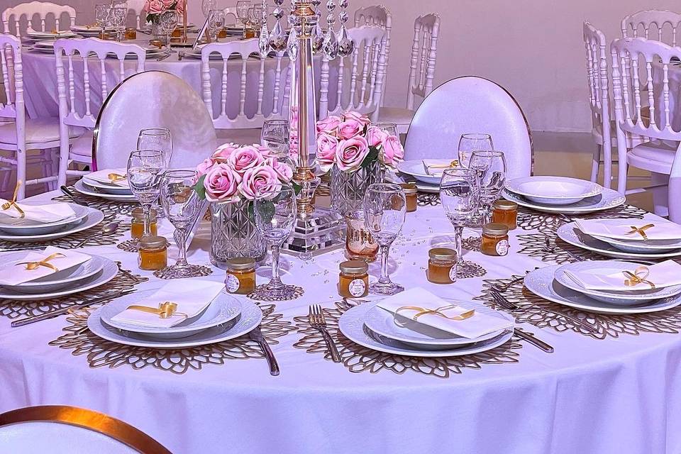 Chandelier en centre de table