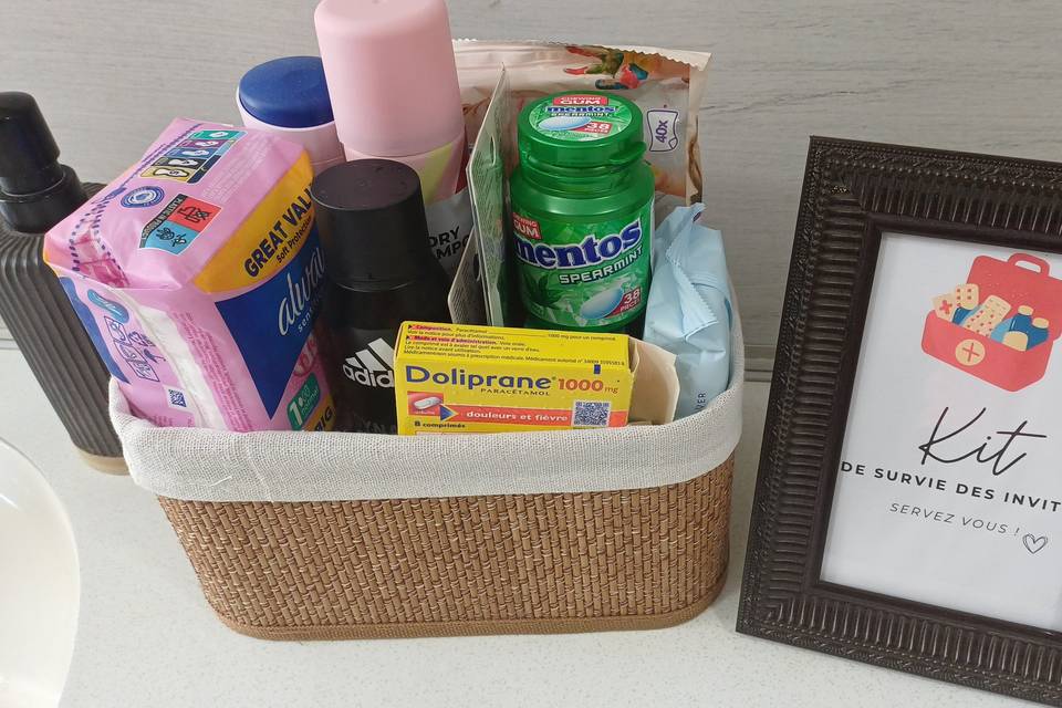 Kit de survie aux toilettes