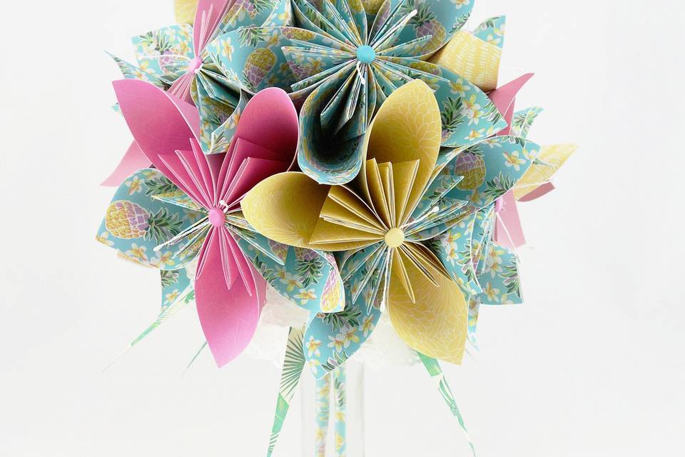 Bouquet mariage tropical