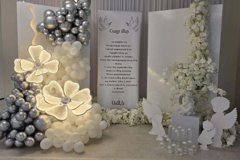 Decoration baptême