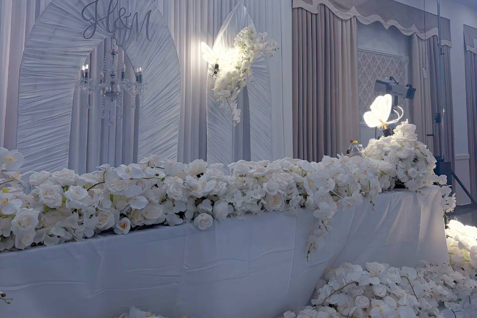 Decoration table de Marie