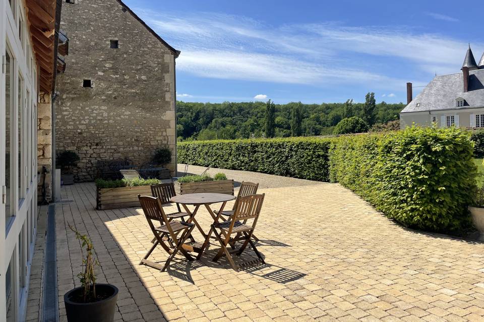 Terrasse du gite de 10 places