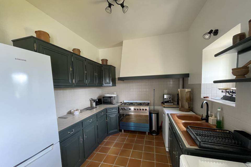 La cuisine du gîte de 7 places