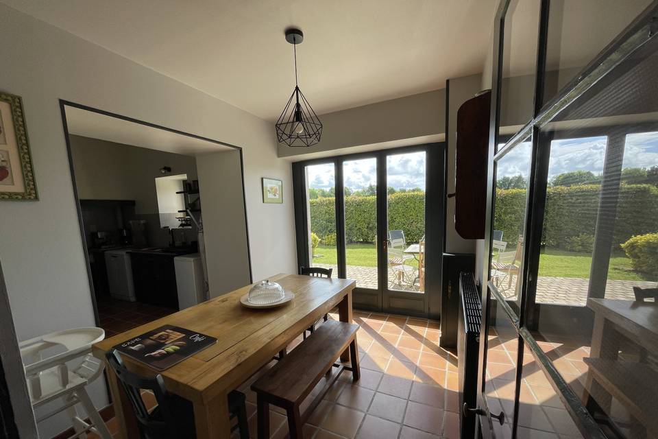 La cuisine du gite de 7 places