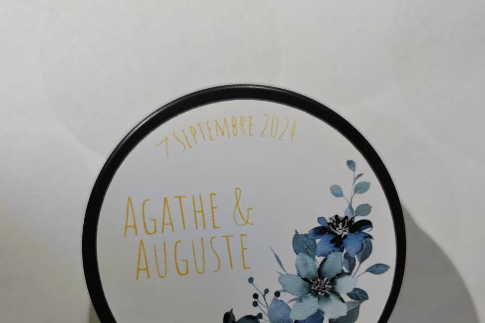 Agathe & Auguste. 50 invités.