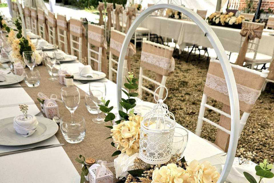 Cerceau en extérieur