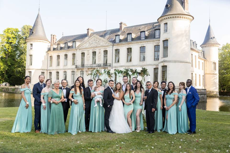 Mariage dans un Chateau